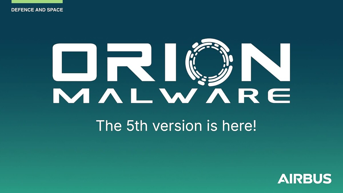 Orion Malware: malware detection and analysis | Airbus