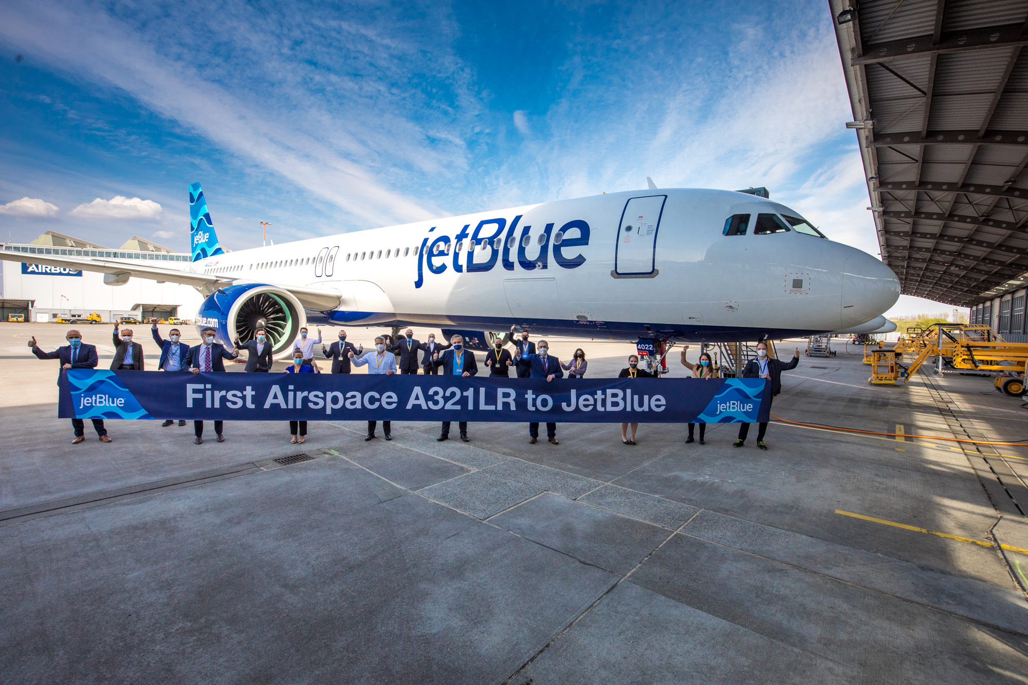 JetBlue Takes Delivery Of A321LR With The First Airspace Interior Airbus JetBlue Takes Delivery Of A321LR With The First Airspace Interior Airbus