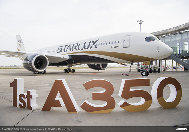 STARLUX takes delivery of first A350 | Airbus